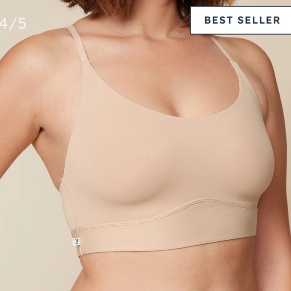 Harper Wilde Bliss Racerback Bralette Nude M - Picture 1 of 3
